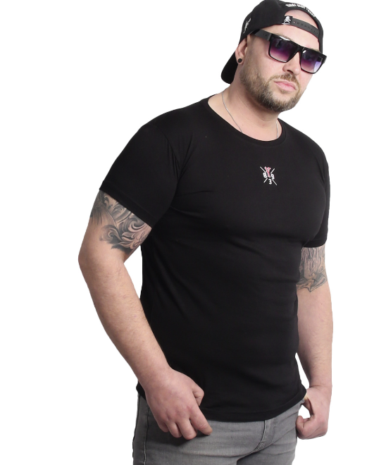 Pánské triko Yakuza Tens Regular Basic 27042 black Velikost: 4XL