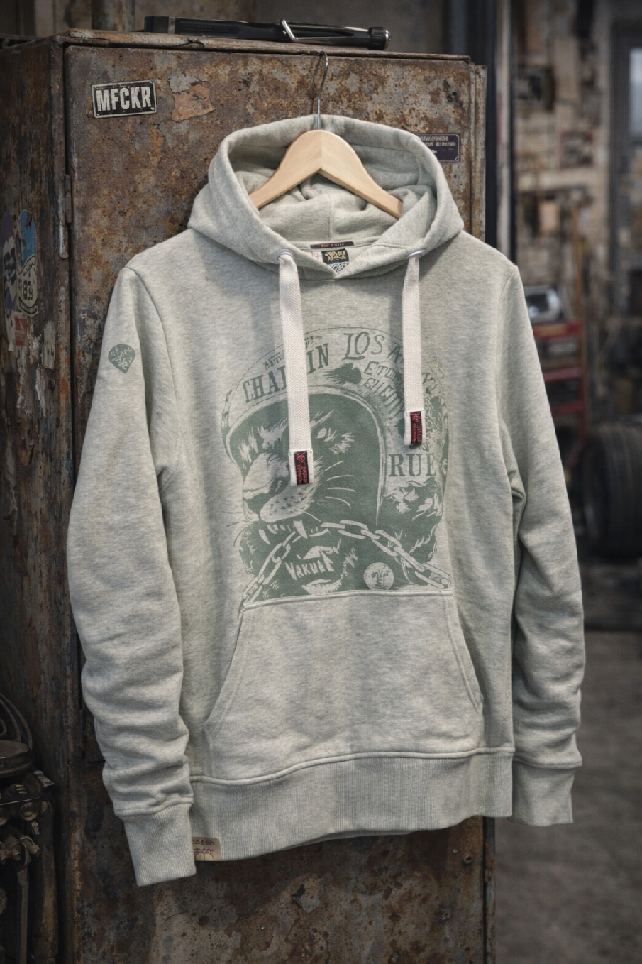 Levně Yakuza premium dámská mikina 3938 light olive melange