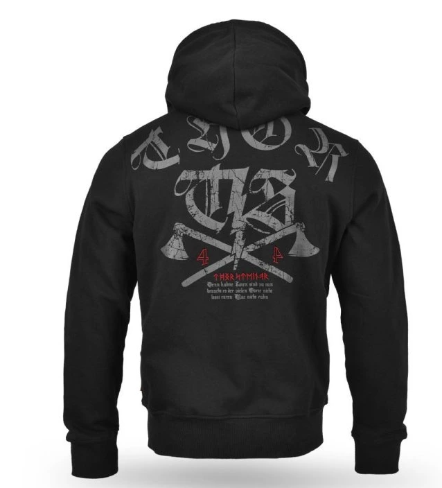 Pánská mikina Thor Steinar KPZ Lysfjord schwarz Velikost: 4XL