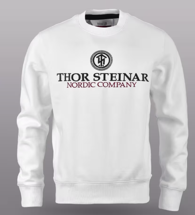 Levně Pánská mikina Thor Steinar Support white