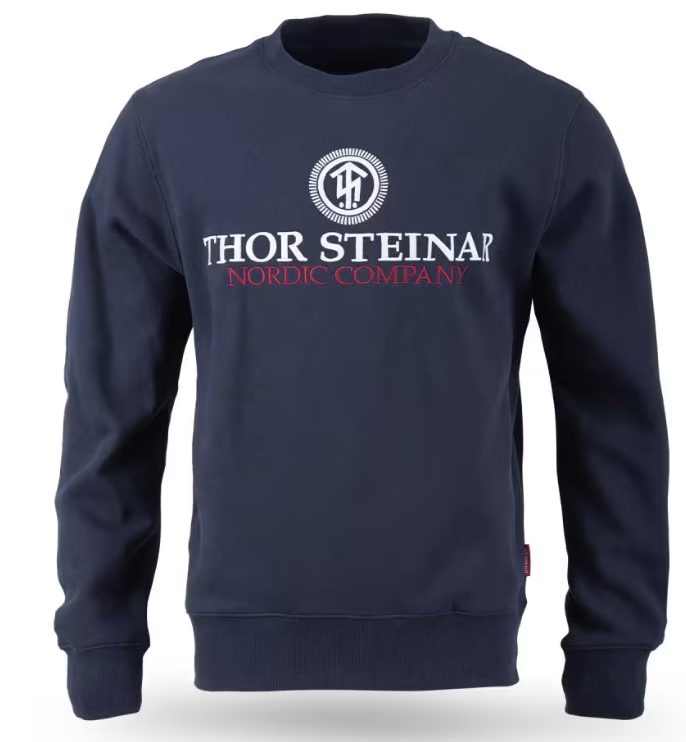 Levně Pánská mikina Thor Steinar Support marine navy