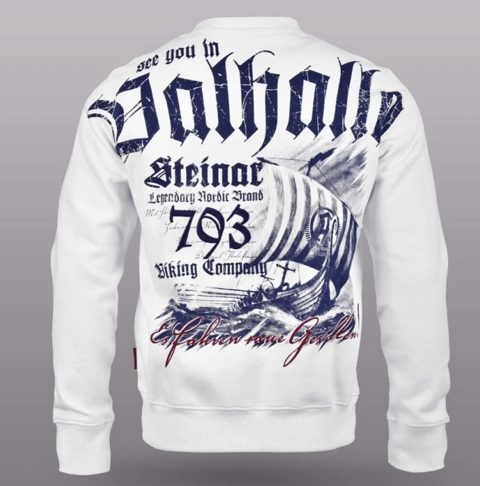 Levně Pánská mikina Thor Steinar Valhalla weiss
