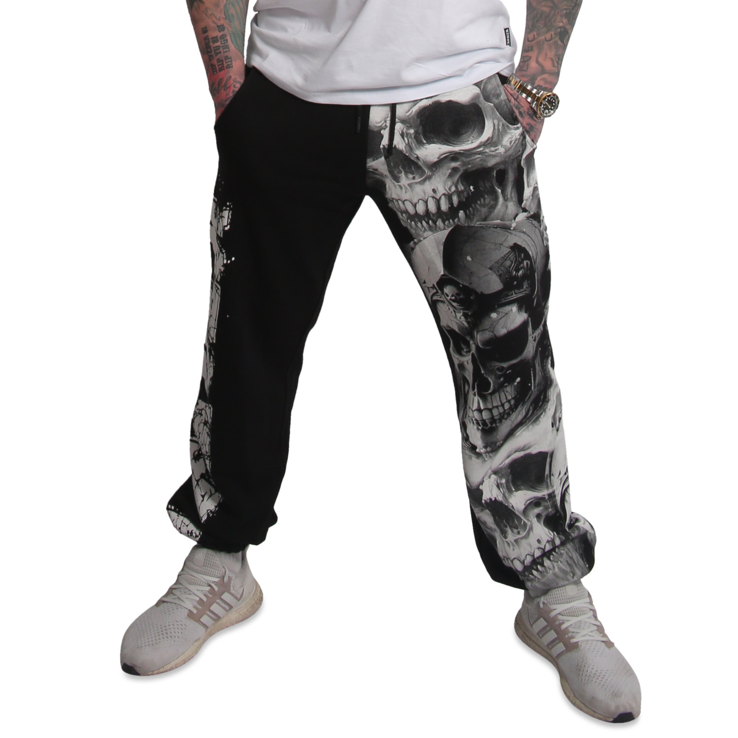 Pánské tepláky Yakuza Mouth Loose 26041 black Velikost: M