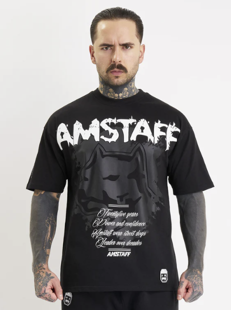 Levně Pánské triko Amstaff Shank black