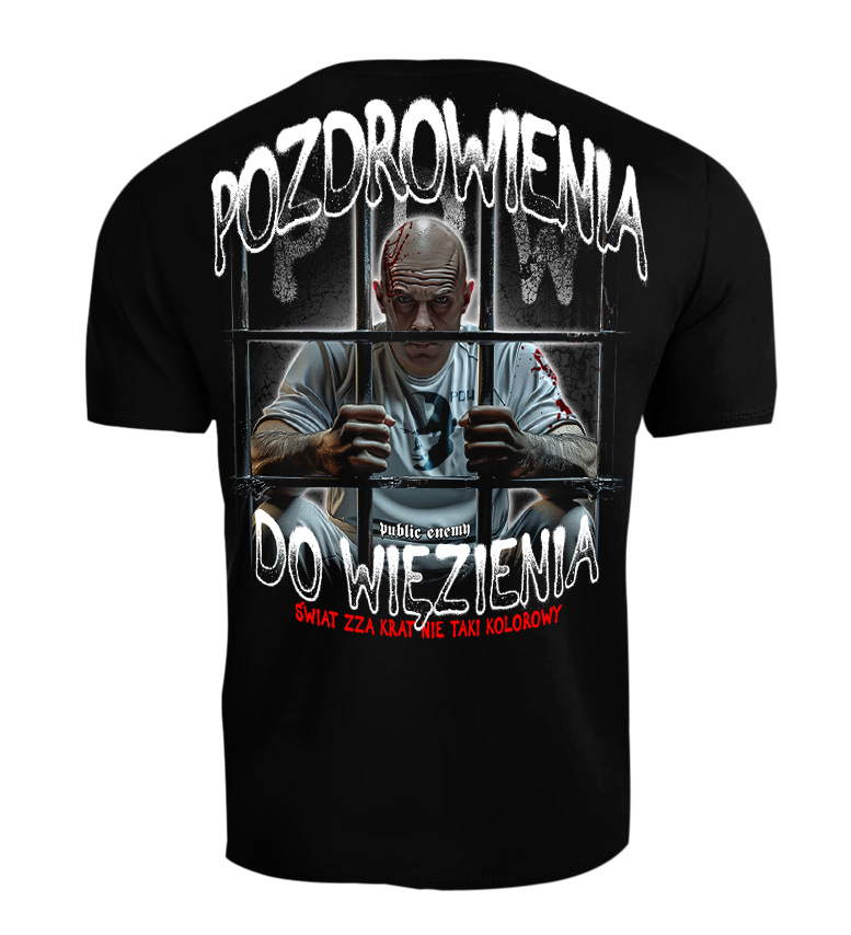 Levně Pánské triko Public Enemy PDW Świat zza krat nie taki kolorowy
