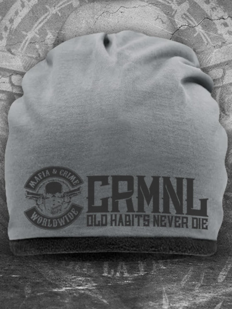 Kulich Mütze Mafia & Crime CRMNL grau