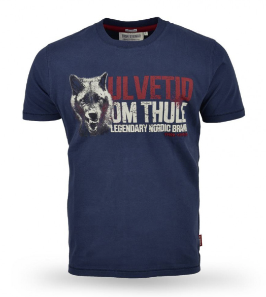 Pánské triko Thor Steinar Wolf navy Velikost: XL