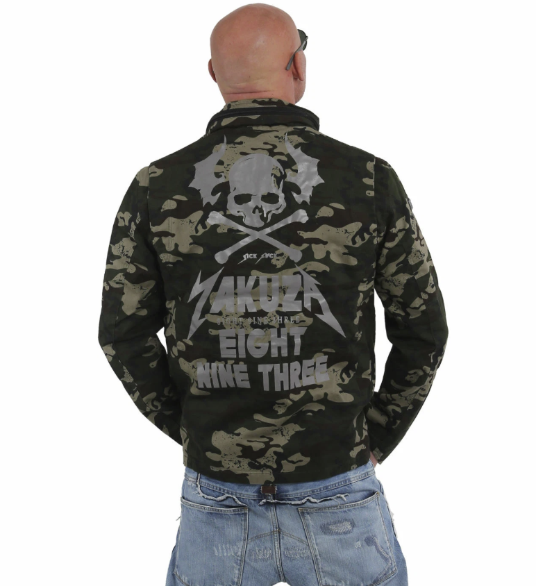 Pánská jarní bunda Yakuza Military 14022 camouflage Velikost: XXL