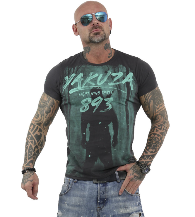 Pánské triko Yakuza TSB 13026 ebony