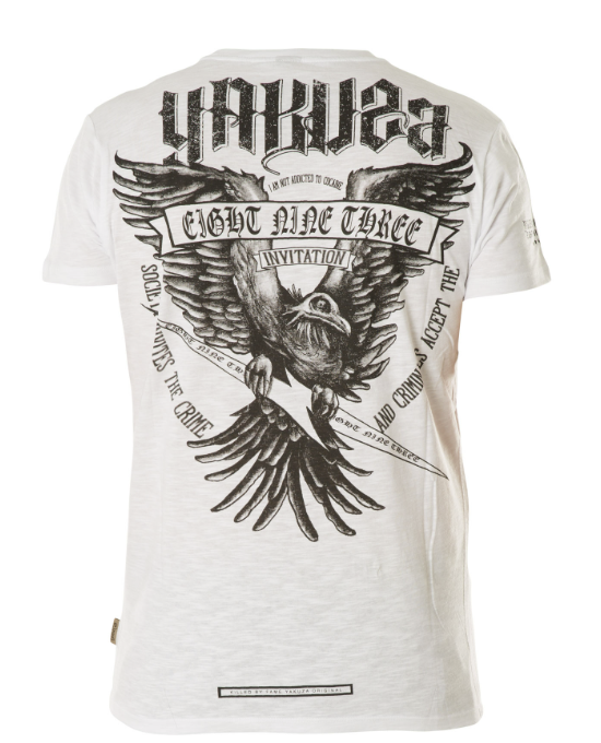 Pánské triko Yakuza TSB 12020 white Velikost: 3XL