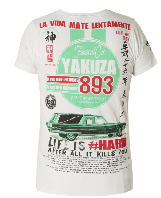 Pánské triko Yakuza TSB 13033 white Velikost: XXL