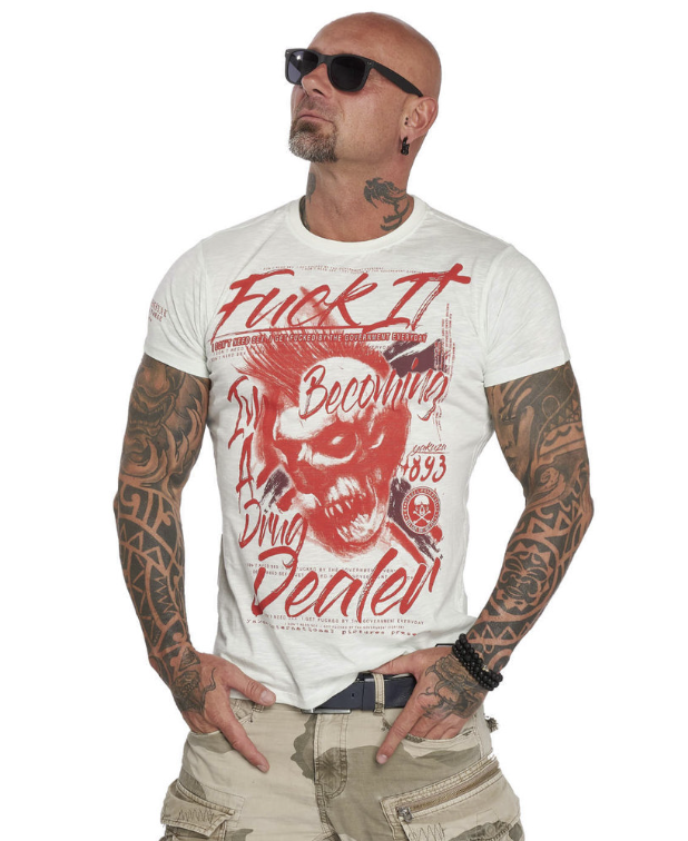 Levně Pánské triko Yakuza 12014 spa blue