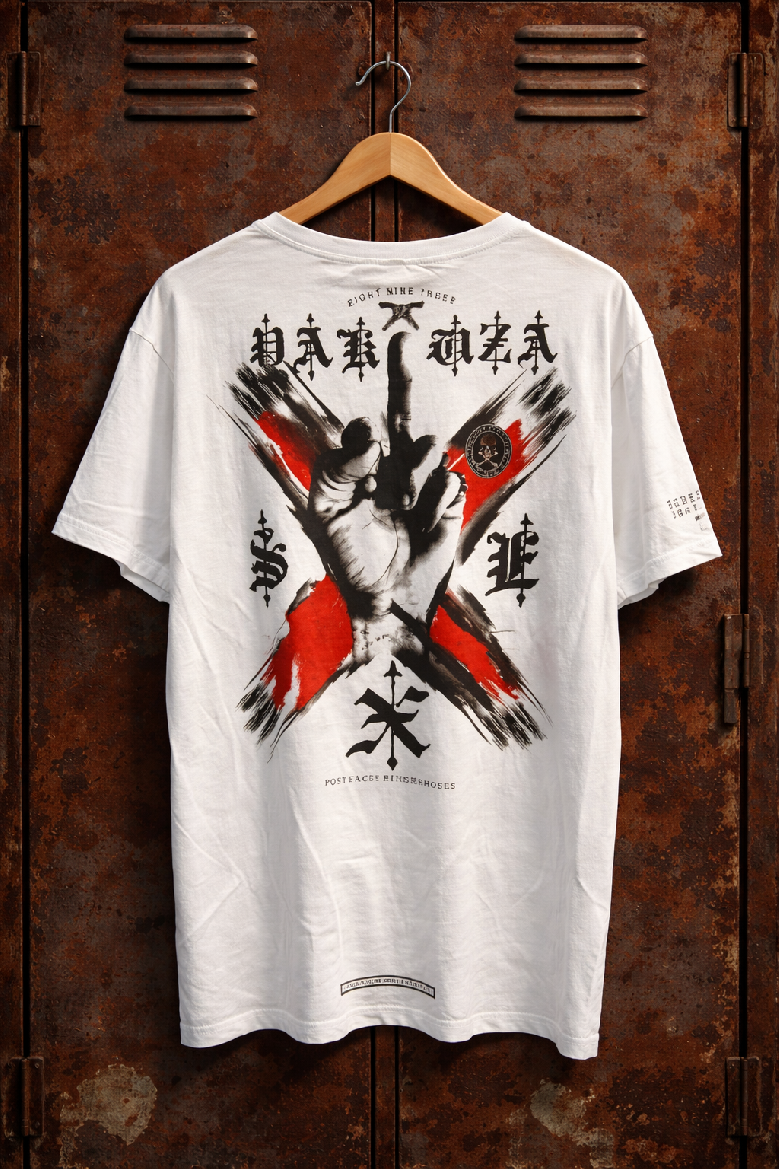 Levně Pánské triko Yakuza 12011 white