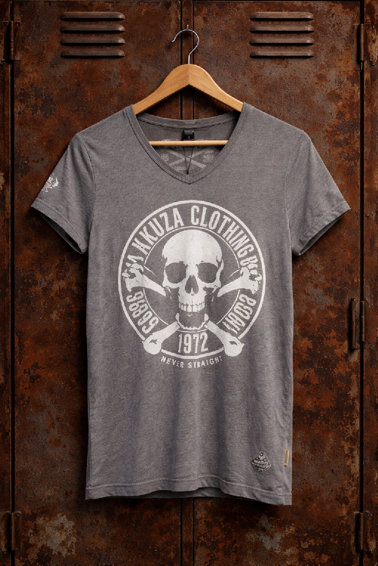 Levně Pánské triko Yakuza 13037 grey