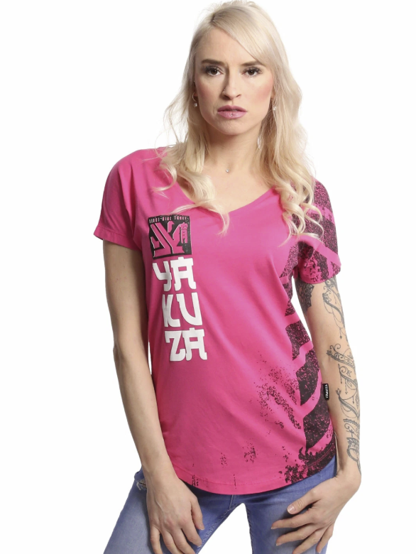 Levně Dámské triko Yakuza GSB 18135 rose