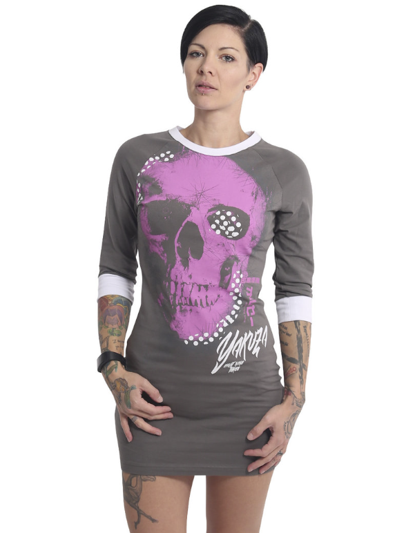 Dámské šaty Yakuza 17116 dark grey