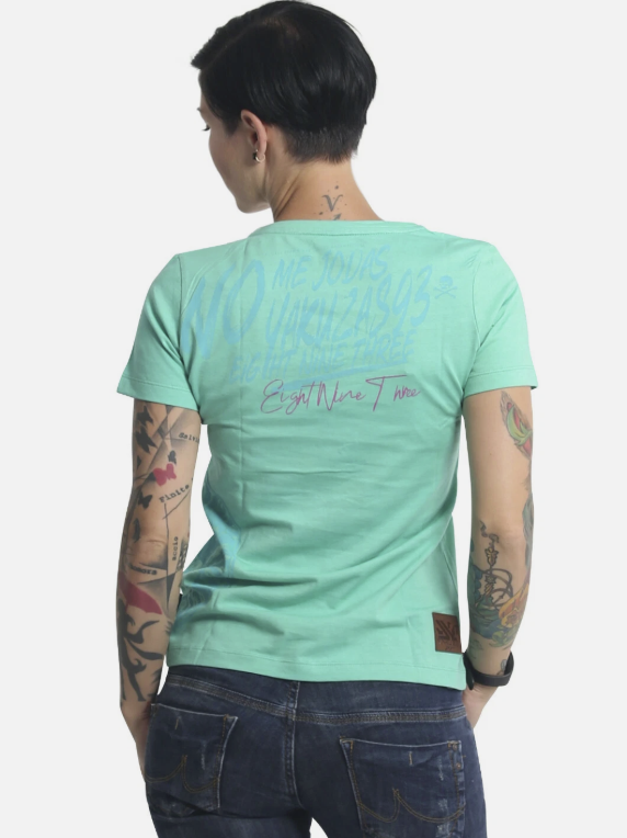 Levně Dámské triko Yakuza GSB 17136 jade cream