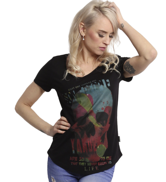 Levně Dámské triko Yakuza GSB 18136 black