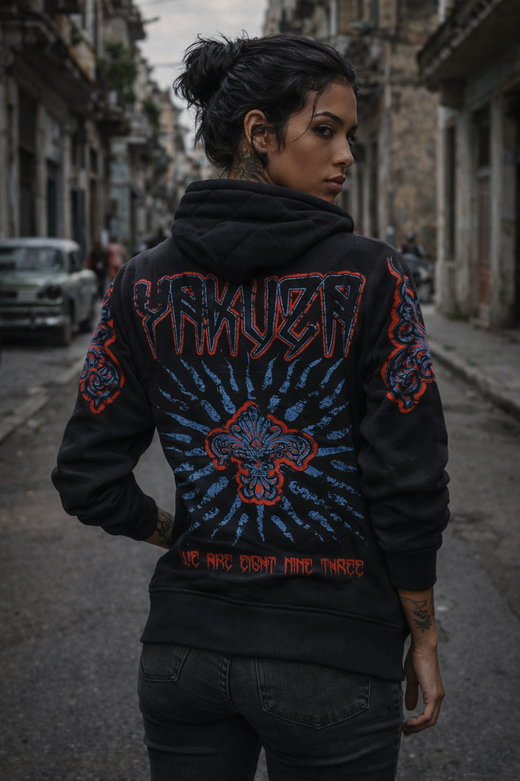 Levně Dámská mikina Yakuza GZB-226 black