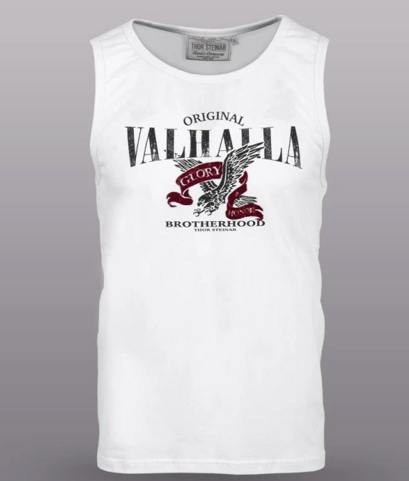 Levně Pánské tílko Thor Steinar Original Valhalla white