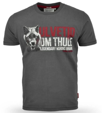 Levně Pánské triko Thor Steinar Wolf anthra