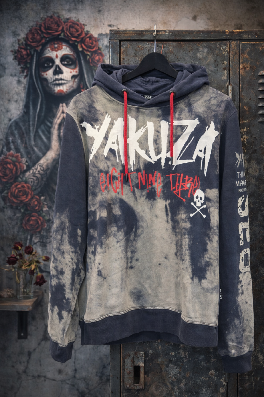 Levně Yakuza mikina oversize street style 70012