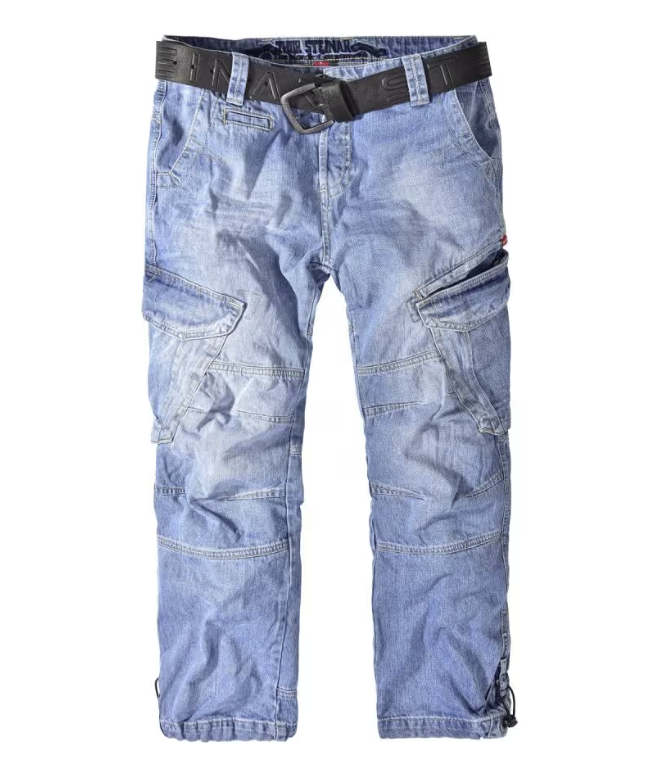Levně Pánské džíny Thor Steinar Stahlheim denim lightblue