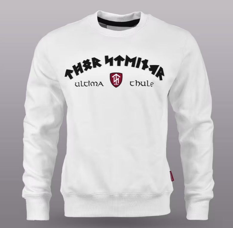 Levně Pánská mikina Thor Steinar Runa white