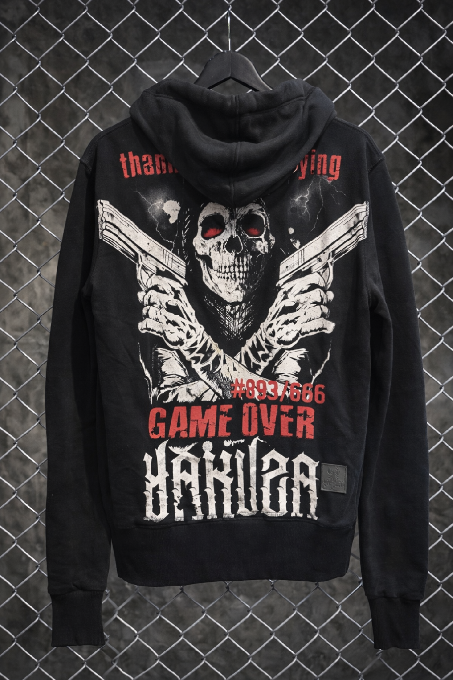 Levně Pánská mikina Yakuza Game Over black
