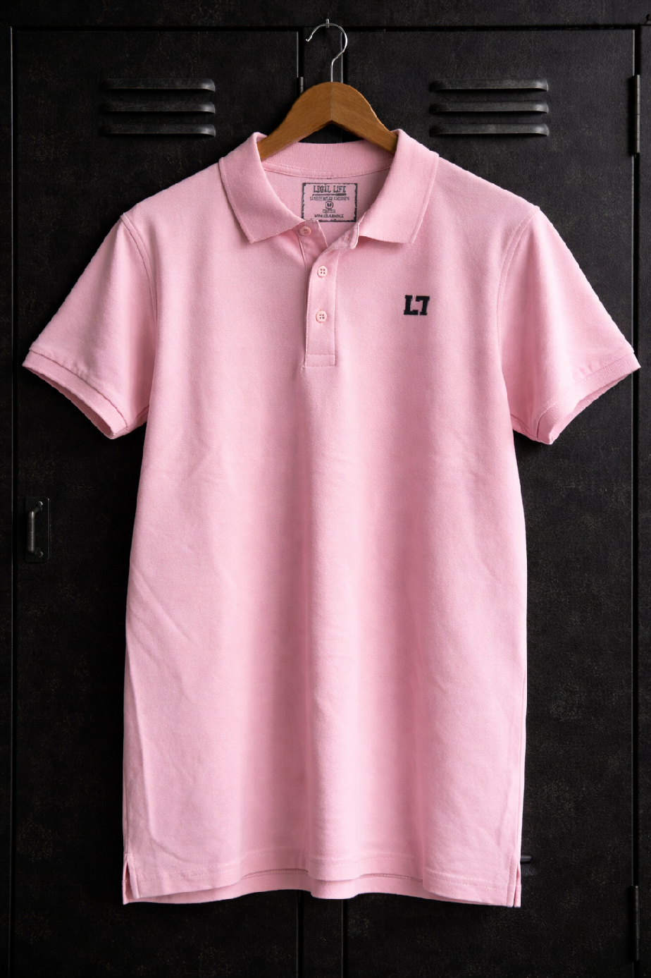 Levně Pánské polo LEGAL LIFE pink
