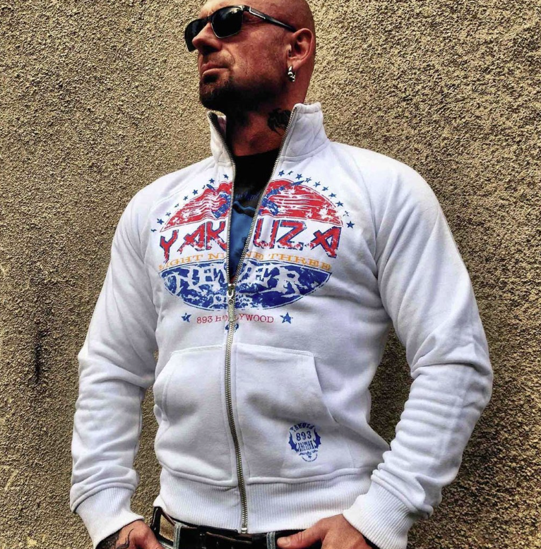 Levně Pánská mikina Yakuza ZB-326 white