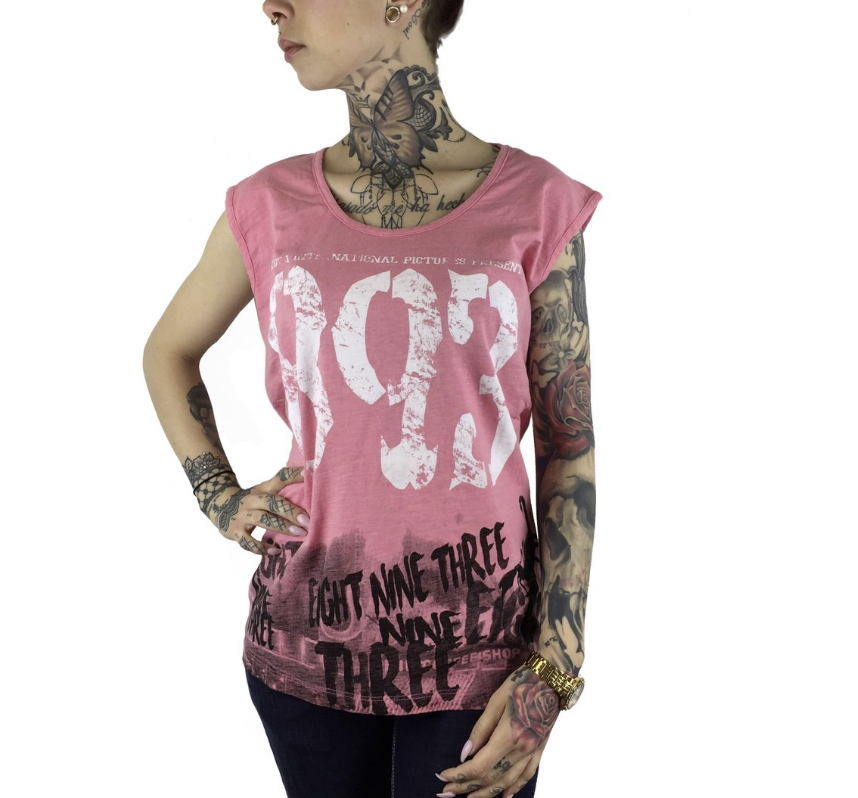 Levně Dámské tílko Yakuza Cutted top gsb-8105 confetti