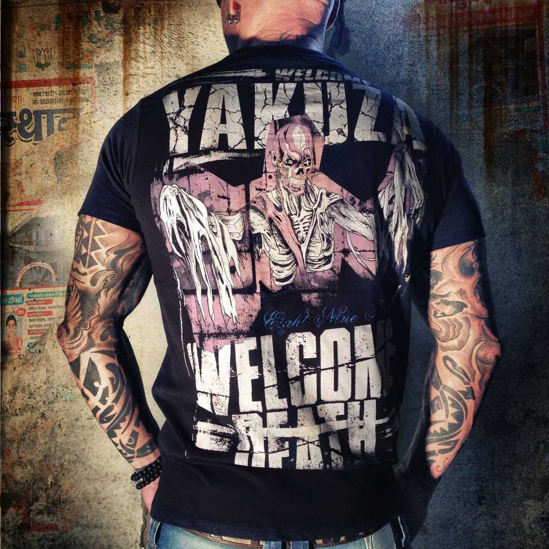 Levně Pánské triko Yakuza TSB-320 black