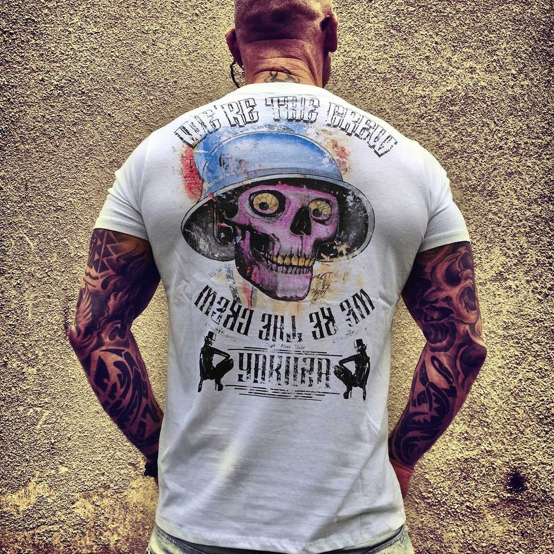 Levně Pánské triko Yakuza TSB-314 white