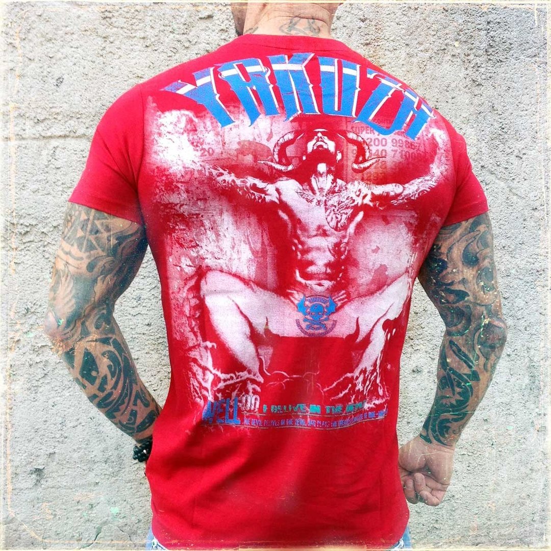 Levně Pánské triko Yakuza TSB-303 tango red