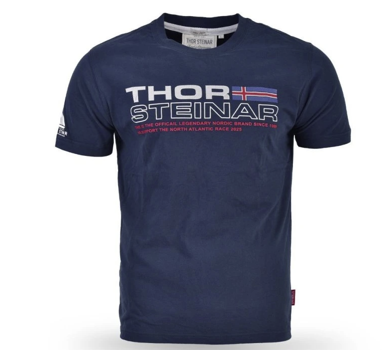 Levně Pánské triko Thor Steinar Joa navy marine