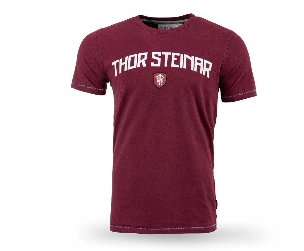 Levně Pánské triko Thor Steinar Upgrade bordeaux