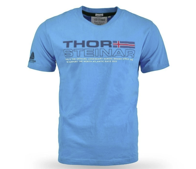 Levně Pánské triko Thor Steinar Joa aqua
