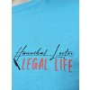 Legal Life pánské triko HANNIBAL tyrkysové