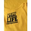 Pánské tílko Legal Life Broken Bastard Yellow