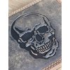 Kožená peněženka Skull death