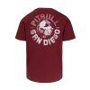 pitbull west coast panske triko dog sd burgundy s