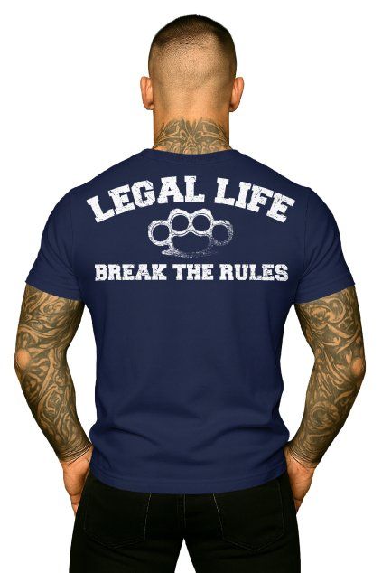 break navy back