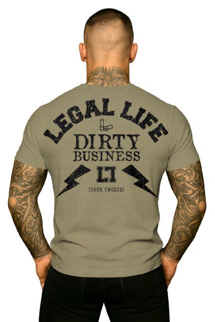 dirty khaki back