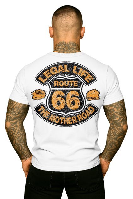 route white back