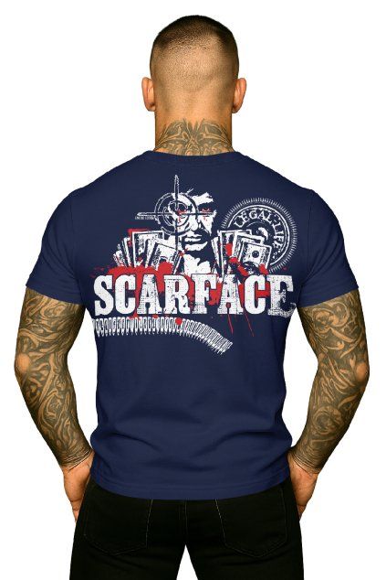 scarface back navy