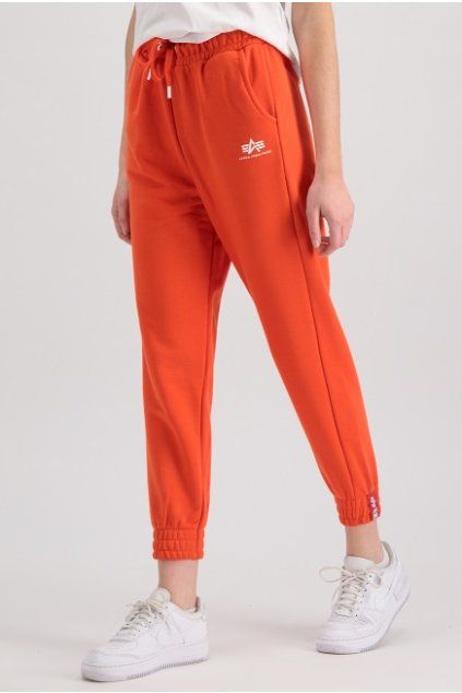 Dámské tepláky Alpha Industries Basic Small Logo atomic red 116051 (Velikost S)