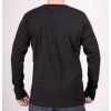 Pánské triko Black Heart BEARD SKULL LS