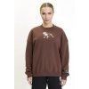 Dámská mikina Babystaff Basic brown (Velikost L)