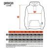 sizing chart men hoodie 202309